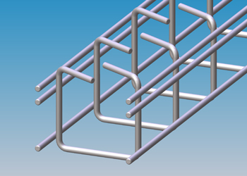 Cable trays with lock